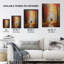 Wall Art Print Romantic Stroll Oil Painting Orange Autumn Forest Landscape Bedroom Art Poster