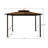 Barcelona 10 Ft. W x 12 Ft. D Aluminum Patio Gazebo with Mosquito Netting-27474914