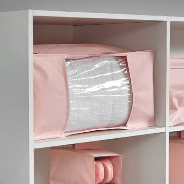DormCo Hanging Sweater Shelves - TUSK® College Storage - Rose