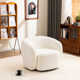 Munehito Upholstered Swivel Barrel Chair
