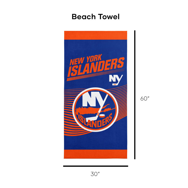 Serviette de plage 30 po x 60 po NHL New York Islanders