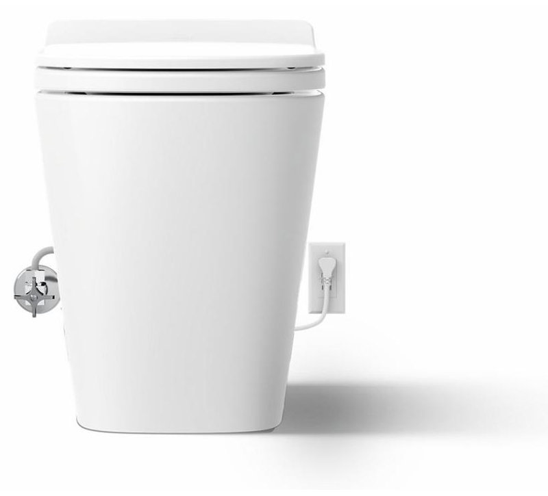 Toilette intelligente allongée une pièce à double chasse Leap