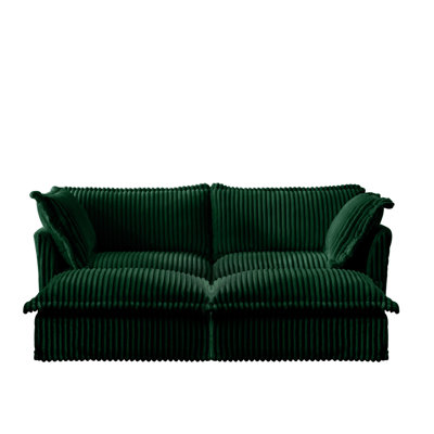 Evelyn U-Shaped Sectional Sofa with 2 Ottomans