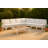 Erdaun 120'' Wide Aluminum Patio Sectional with Cushions-61209875-61209874