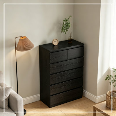 Commode de rangement moderne avec 5 tiroirs