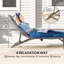 154cm Long Chaise Lounge Set with Cushions-213647377