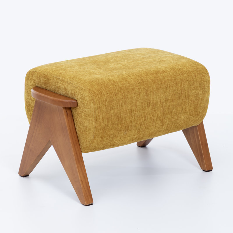 65cm Wide Ottoman, Yellow