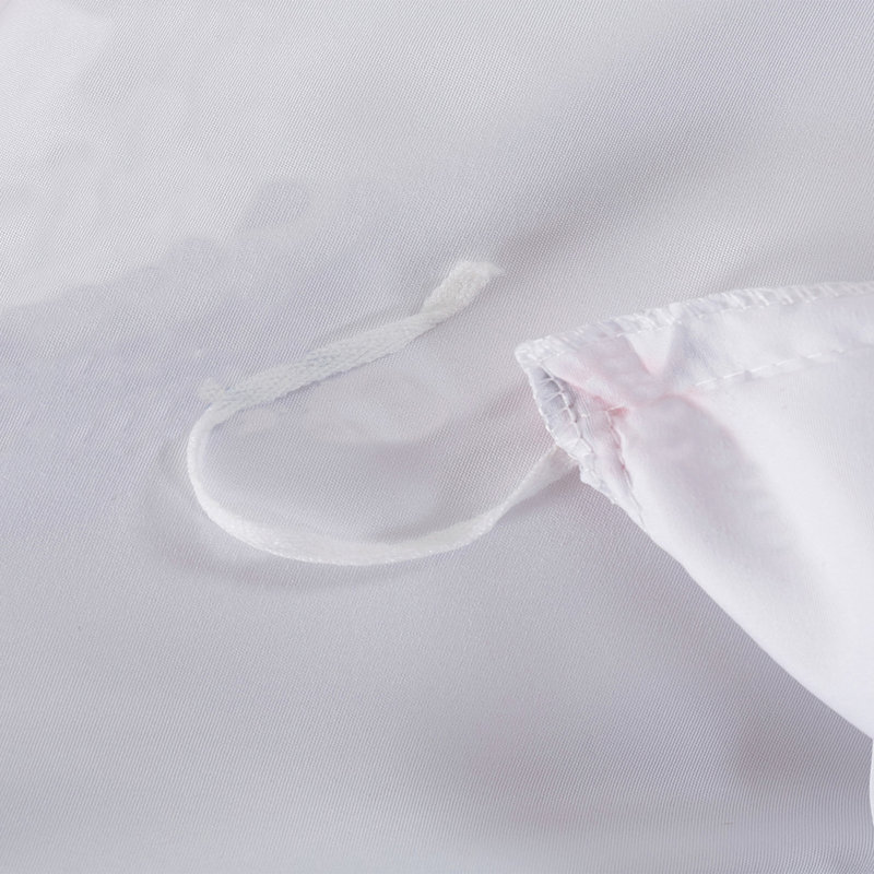 Ensemble de housse de couette en microfibre avec très grandes valises Valentine, Blanc/Noir