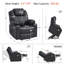 87.9cm Wide Lift Assist Standard Recliner with Massager-1770688752
