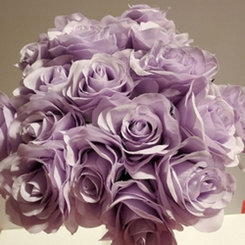 18 fleurs artificielles roses lavande, Lavande