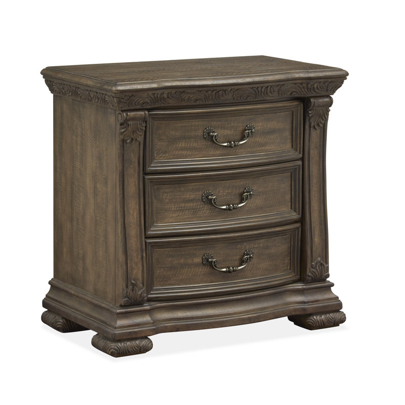 Assel 30'' W Plywood / Laminate Board Nightstand