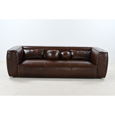 Genavive Top Grain Leather Sofa