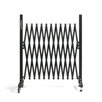 Black Extendable Metal Fencing