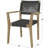 Lyssa Acacia Solid Wood Outdoor Dining Armchair