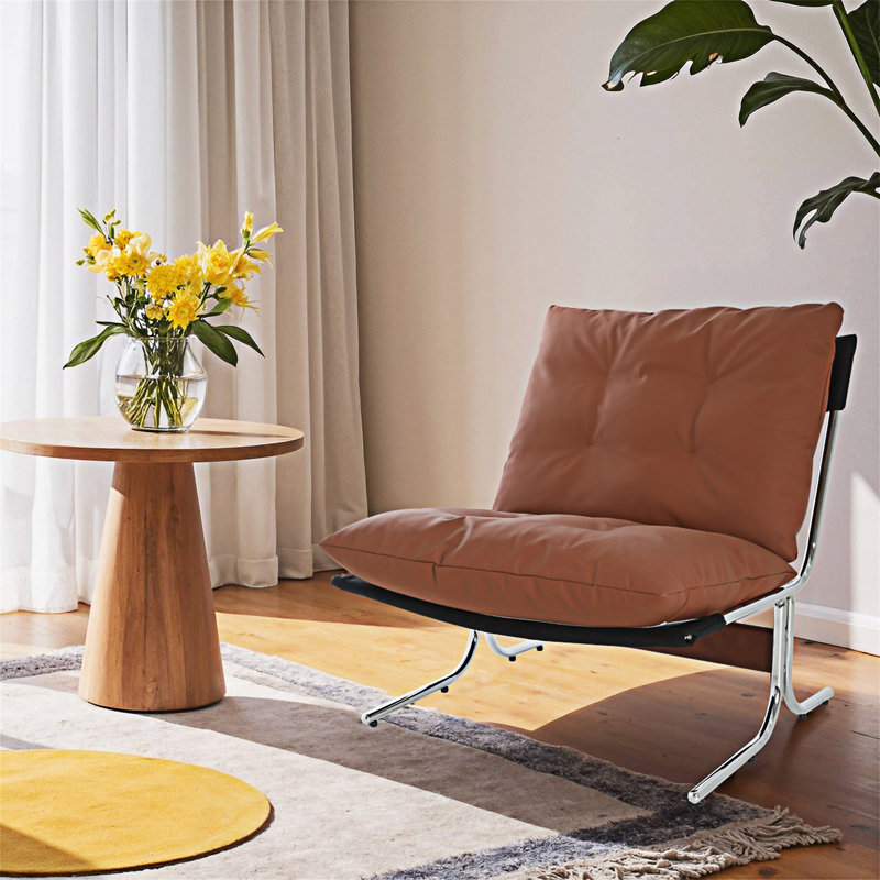 Accent Chair Sofa Chair, Brown