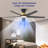 52-inch Elvert Flush Mount Ceiling Fan with LED Lights-258302686