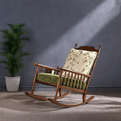 Comfortable solid wood lounge chair