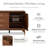 Oberlander Solid Wood Sideboard With 2 Doors And 3 Drawers