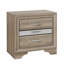 Table de chevet avec finition naturelle Ryder