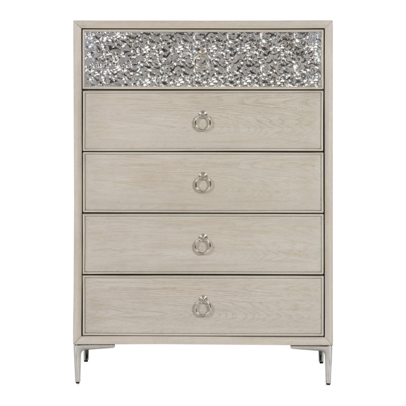 Preste 5-Drawer Chest, Beige