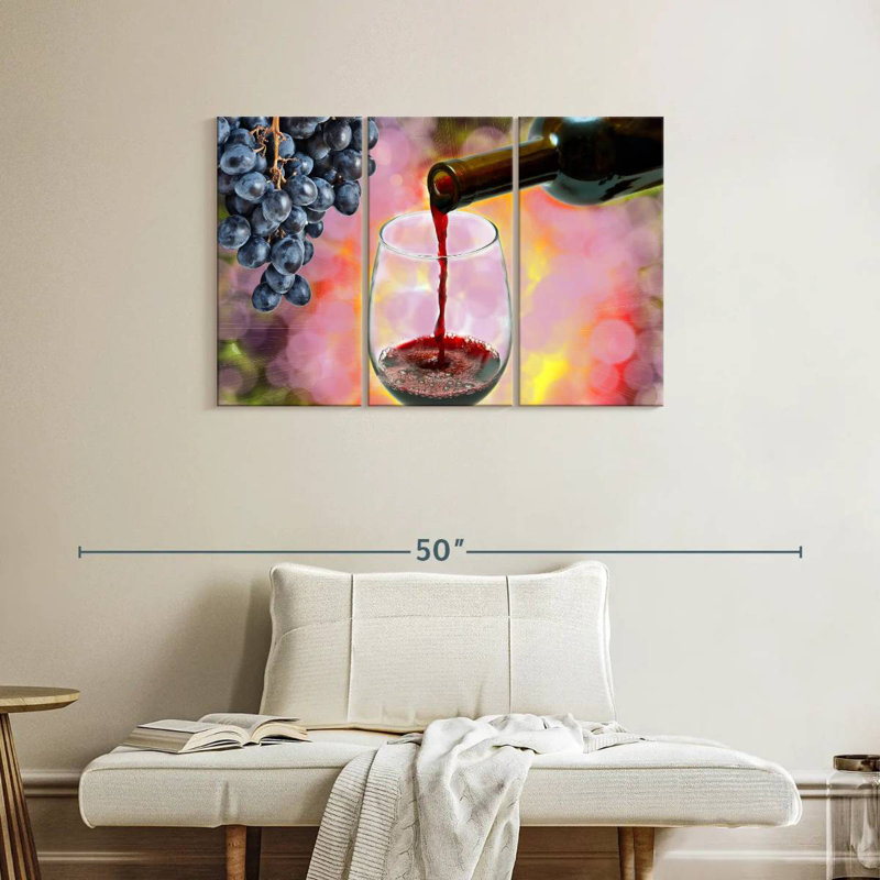 Yarlin Decanting Red Wine To Glass, 24" H x 38" W