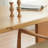 Creative Oak Solid Wood Acrylic Dining Table-107293741