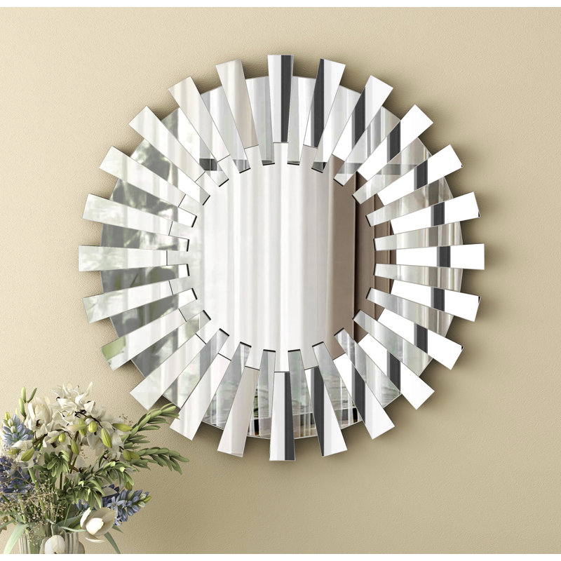 Miroir mural Freelon, 23,6 po x 23,6 po