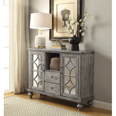 Stunning Console Table with Open Compartment Storage, Blending Rustic Charm and Modern Elegance for Any Room