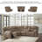 Jaydene Faux Leather Power Reclining L-Shaped Sectional-90630278