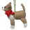 Chihuahua Dog Hand Knit Christmas Ornament