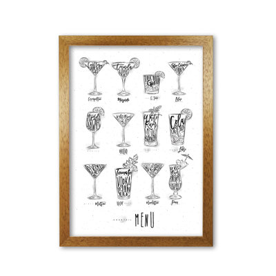 Cocktails Menu - Print