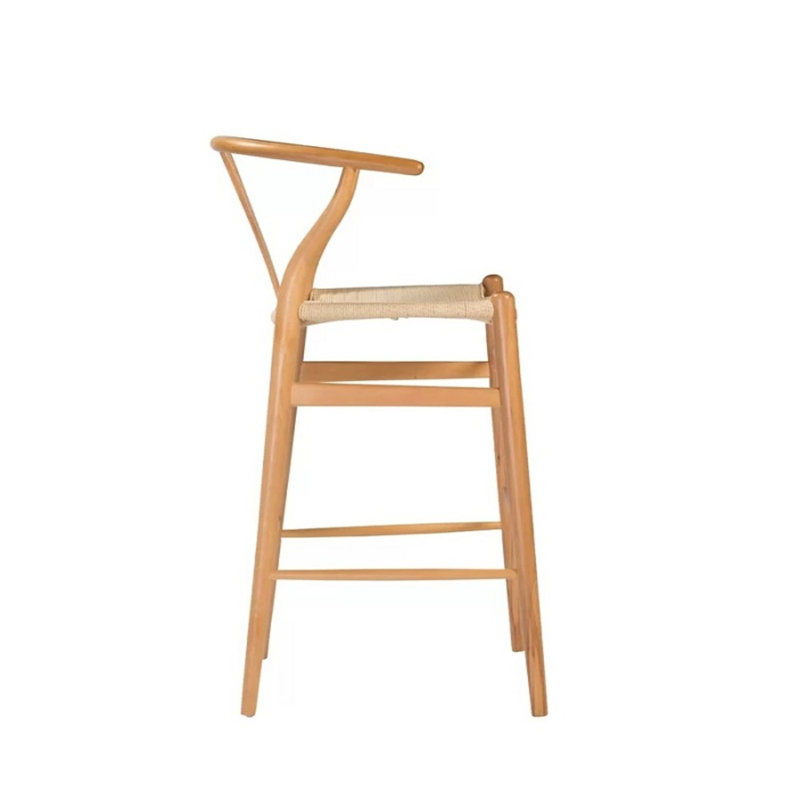 Tabouret Woodcord Wishbone (ensemble de 4)
