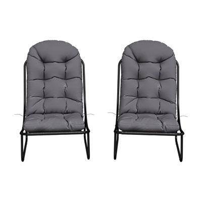 Coussin de siège / dossier d'extérieur 2 pièces pour chaise Adirondack