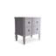 Ribbed Solid Wood Accent Chest