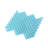 11"X 12.6" Herringbone Polished Glass Mosaic Tile-61266920