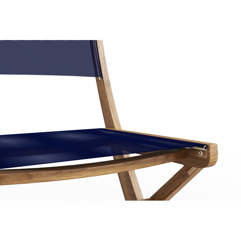 Ensemble bistro 3 pièces avec table pliante et chaises Flener, Bleu