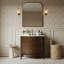 Meuble-lavabo simple 36 po Grace en quartz Statuario-116616403-124527374
