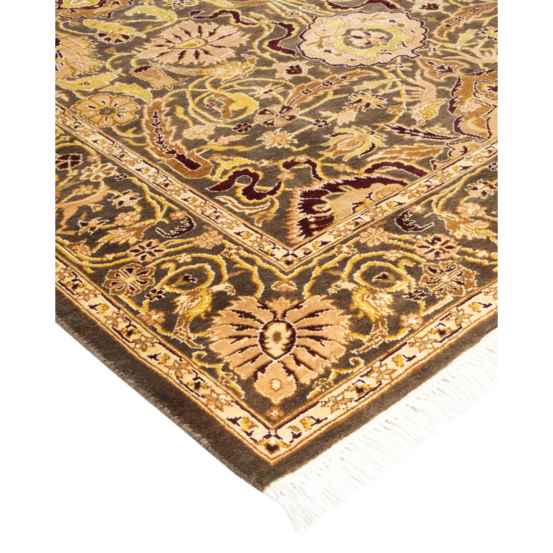 Classic One-of-a-Kind 4'2" X 6'1" Hand Knotted Area Rug