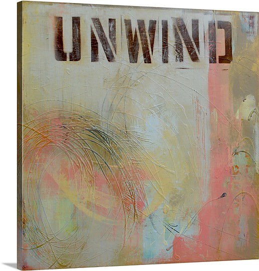 Bellay " Unwind " by Erin Ashley, 20" H x 20" W x 1.25" D