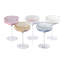 Audrey 4-Piece Set Hand Etched Coupe Glasses-112306532