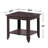 3-Piece Rectangular Coffee Table Set, Cappuccino