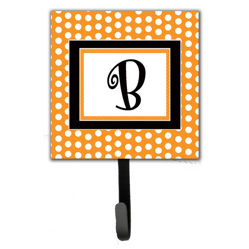 Porte-laisse coussin monogramme et crochet mural, B