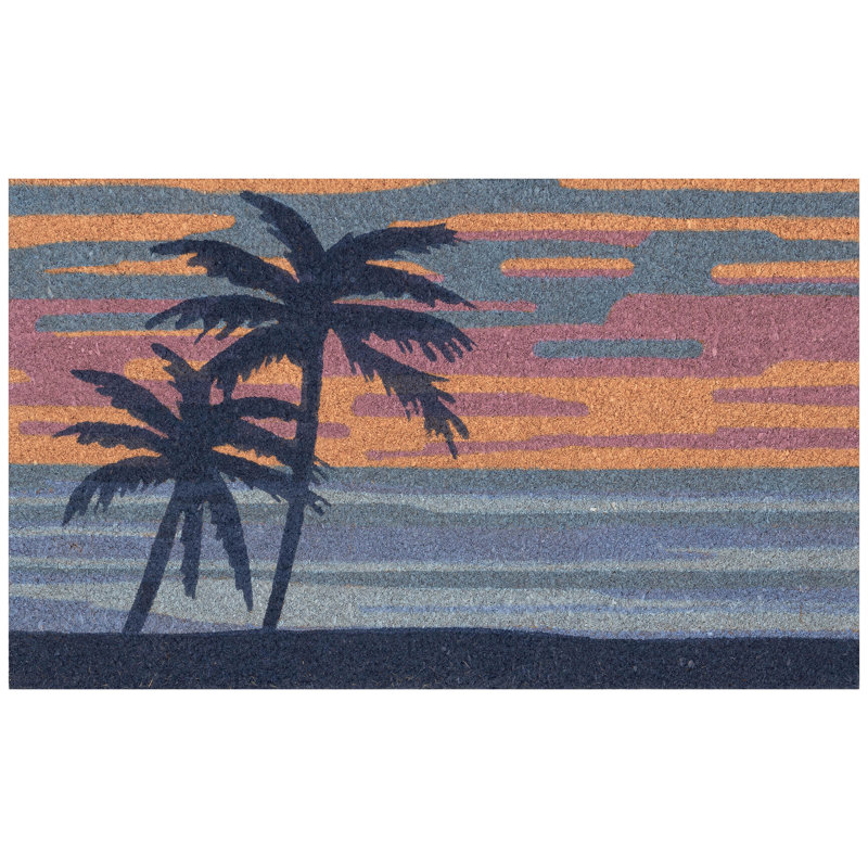 Yusuke Non-Slip Outdoor Doormat, 18" W x 30" L