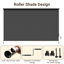  Cordless Outdoor Roller Shade, Assembly Free Patio Sun Shade with Upgraded 420 GSM Fabric for 95% UV Blockout, Weather-Resistant Blinds for Indoor & Outdoor Use-1172548474-1172548479