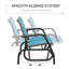 Banc oscillant extérieur pour 2 personnes Outsunny-1928040346