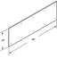 Plaque de protection en aluminium 8 po x 34 po, finition laiton Brite (paquet de 1)-101022586-101022588