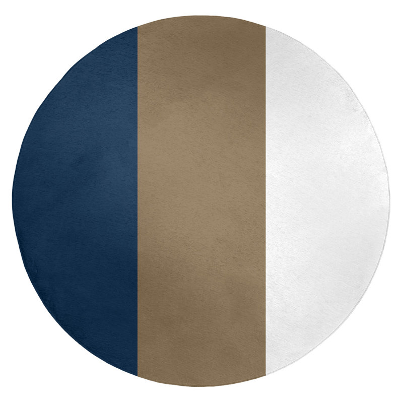Chenille Indoor Rug, Round 5'