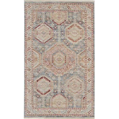 Tapis bleu Annalisa