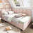 Upholstered Bed Daybed With Pull-Out Bed-1607808108