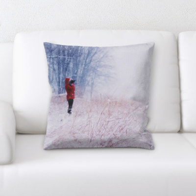 Winter Feeling Throw Pillow